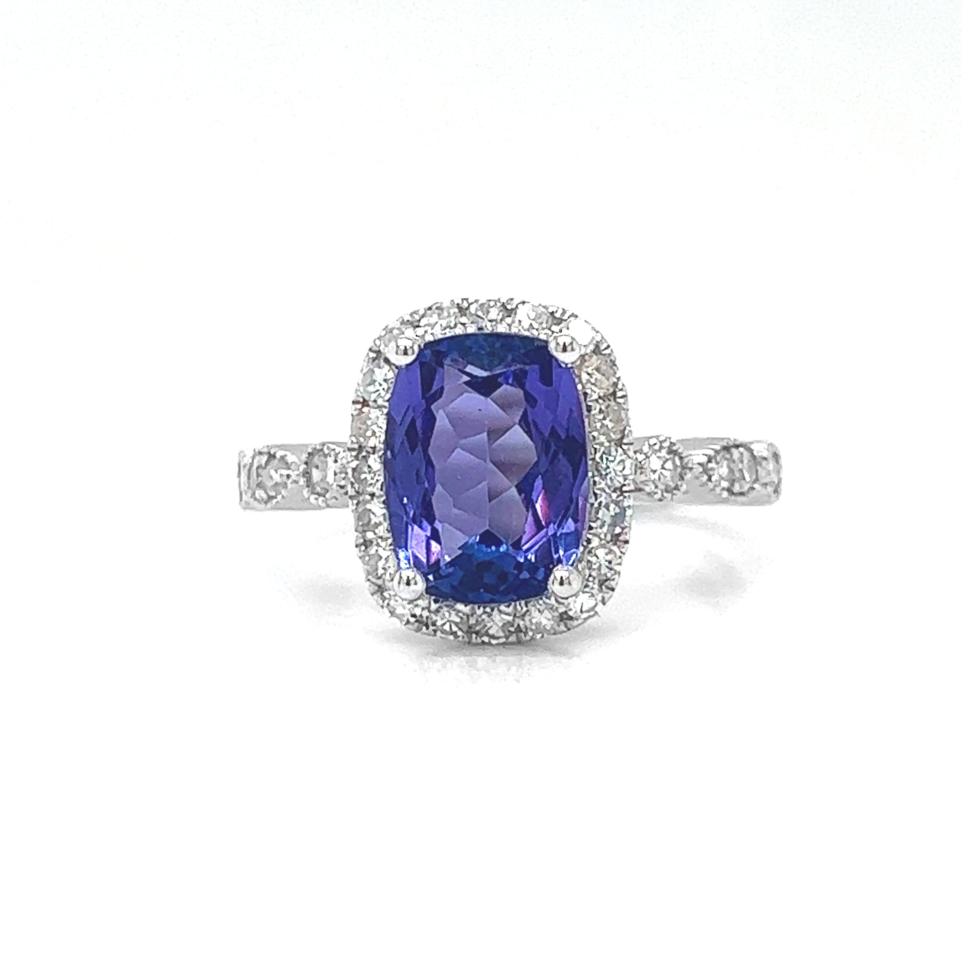 2.27 Carat Cushion Cut Tanzanite