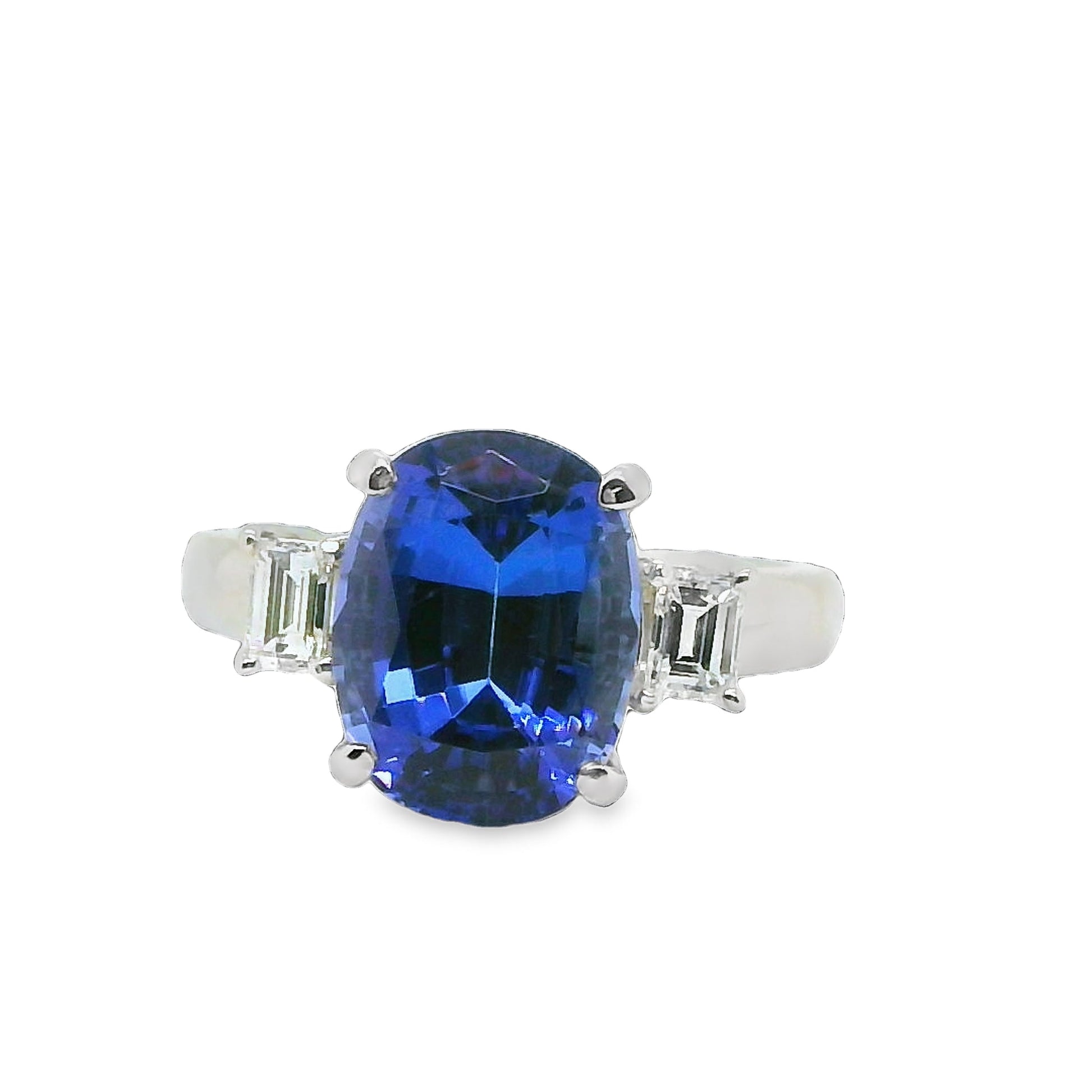 5.48 Carat Oval Cut Tanzanite GIA 6233570118