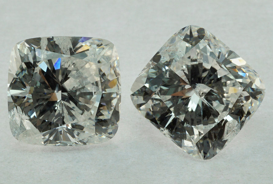 3.08 ct Diamond Cushion Cut E SI3 (NON CERT)
