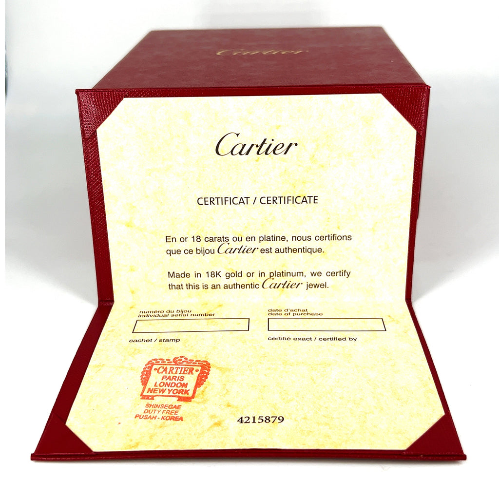 Cartier Love Bracelet 17' 18KT Rose Gold Box and Papers - Pre-owned