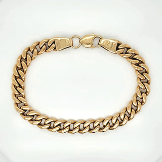 Cuban Bracelet in Yellow Gold