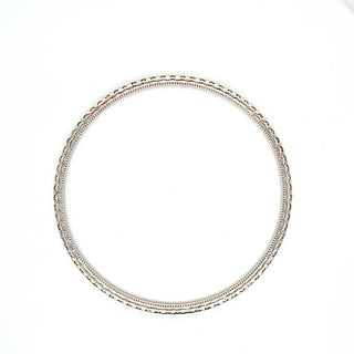 Gold Bangle with Natural Diamonds