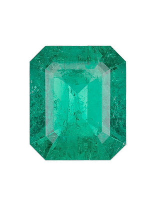 4.22 Carat Green Emerald Colombian Emerald GIA