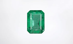 7.54 Carat Green Zambia Emerald Emerald Cut GIA