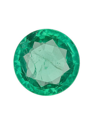 5.33 Carat Green Zambia Emerald Round GIA