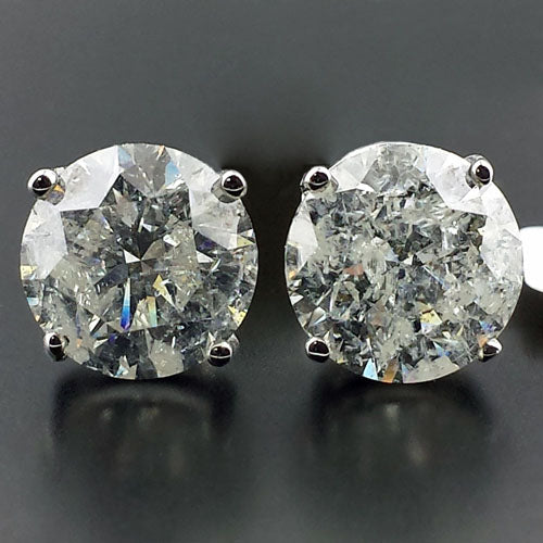 6.27 ct Diamond Round Cut F I2