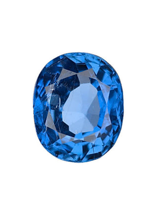 1.28 Carat Blue Burma Oval Cut GIA