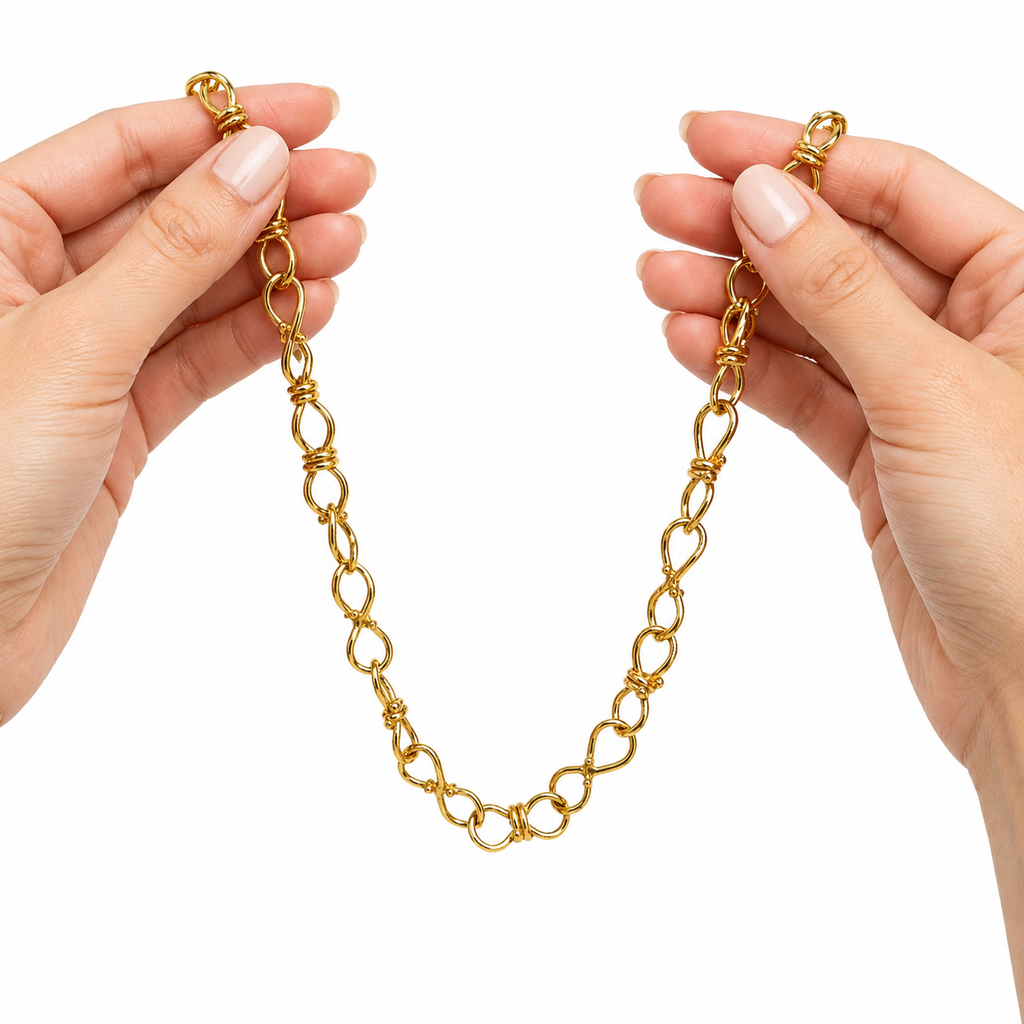 Robarge Chain Necklace 22KT Yellow Gold