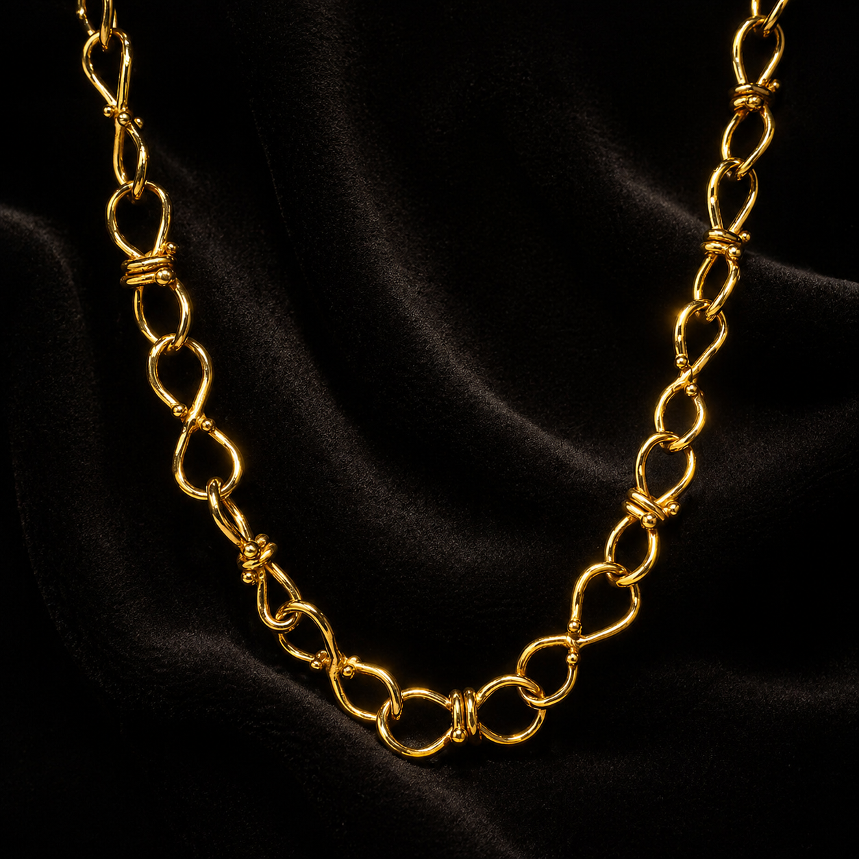 Robarge Chain Necklace 22KT Yellow Gold