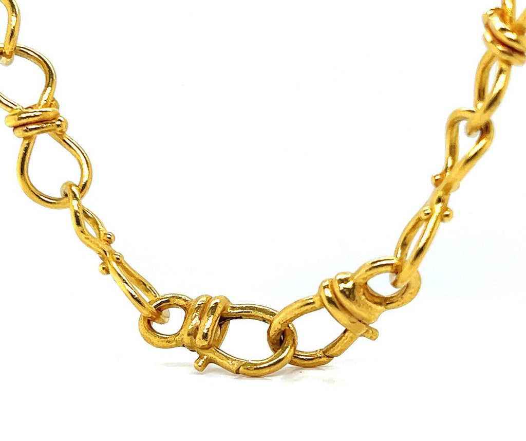 Denise Robarge Chain Necklace, in 22k Yellow Gold - Pre-owned