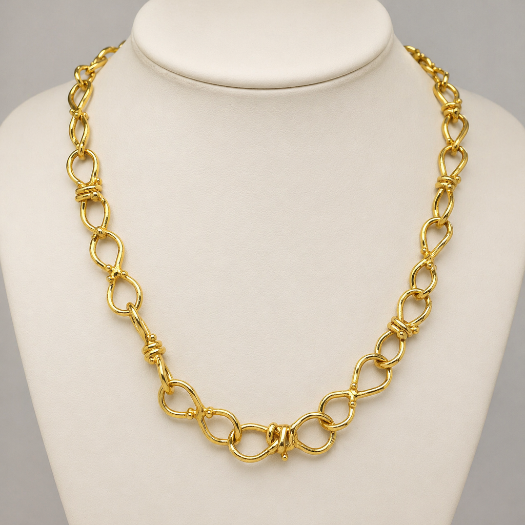 Robarge Chain Necklace 22KT Yellow Gold