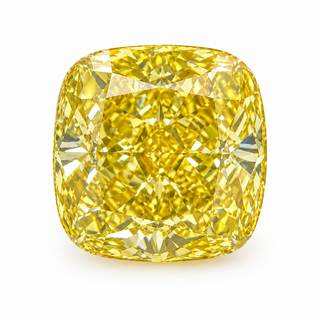 1.76 Carat Fancy Light Yellow Diamond Cushion Cut VS1 GIA