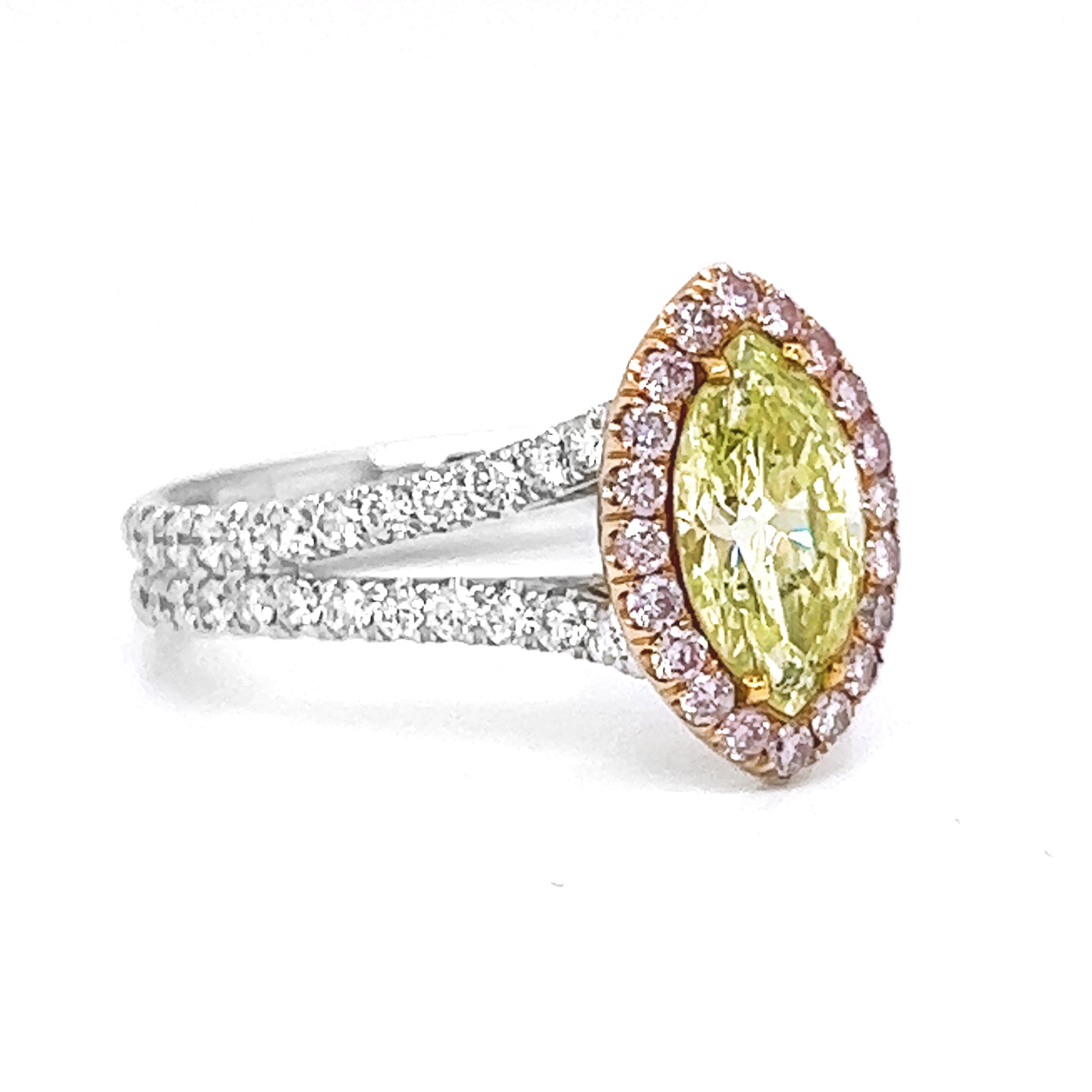 1.18 ct Diamond Marquise Cut FYGr SI2 (GIA) 15785045