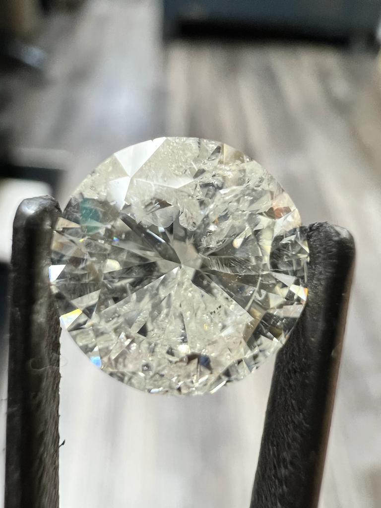 3.66 ct Diamond Round Cut I I2 (OTHER)