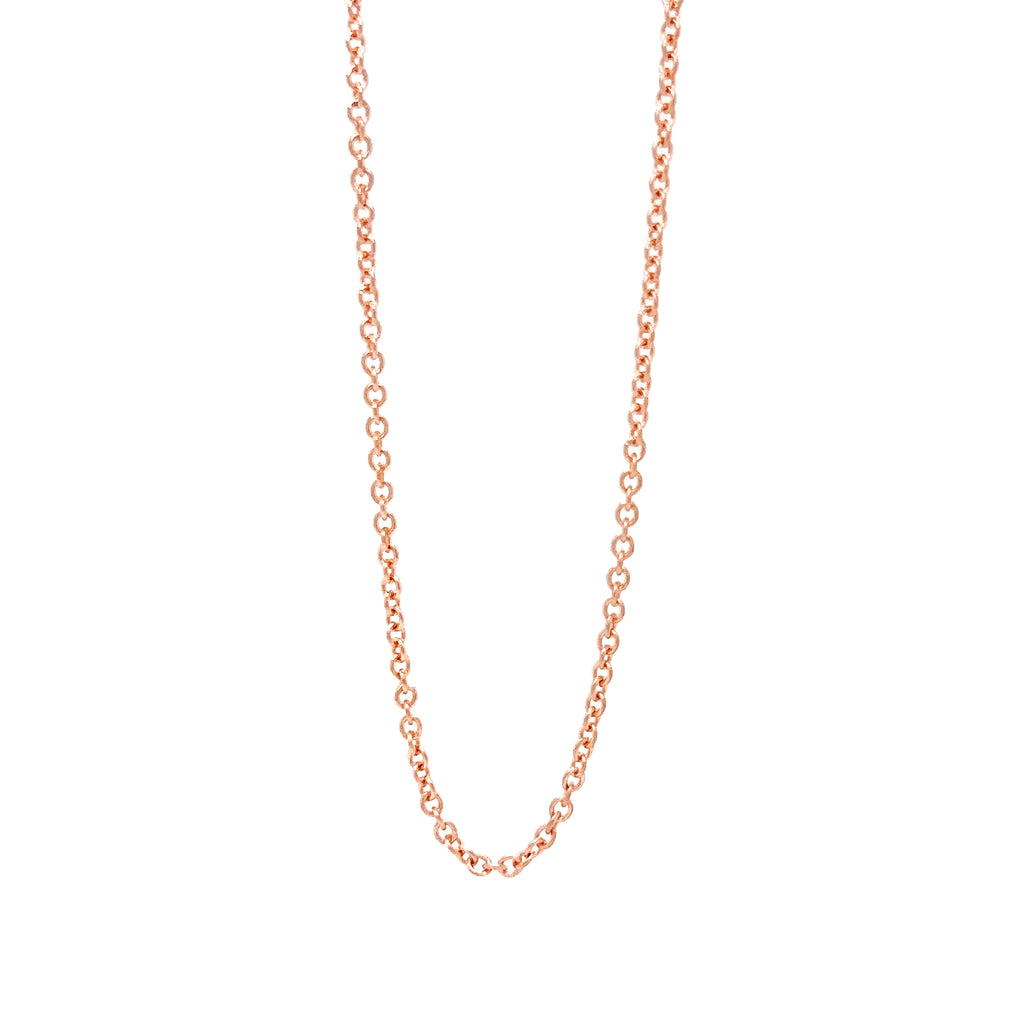 Adjustable Chain Necklace in Rose Gold