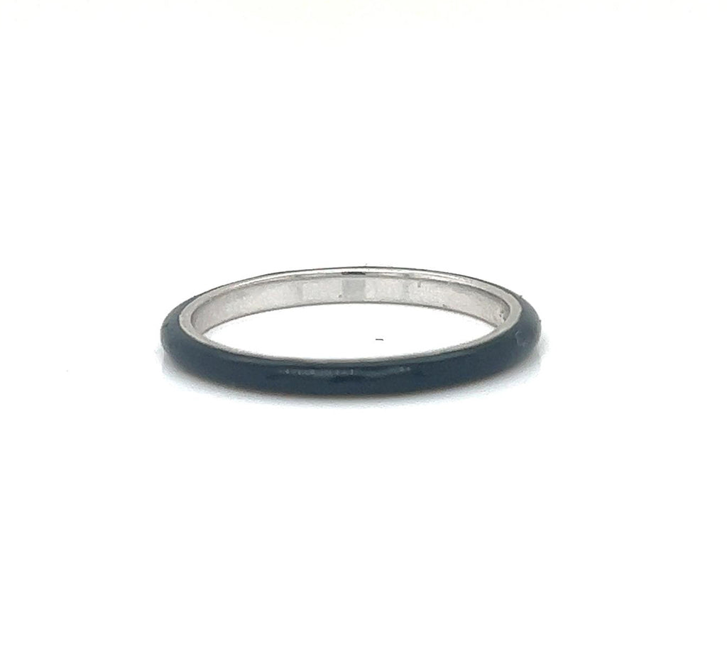 Set of 5 Hidalgo Enamel Gold Ring - Pre-owned