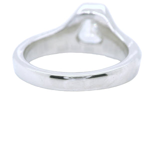 Natural Mined Triangle Diamond Superman Solitaire Ring Platinum GIA