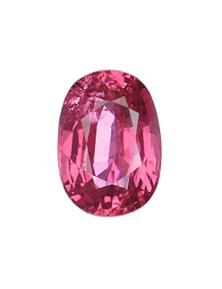 4.00 Carat Purple Red Ruby Oval Shaped GIA