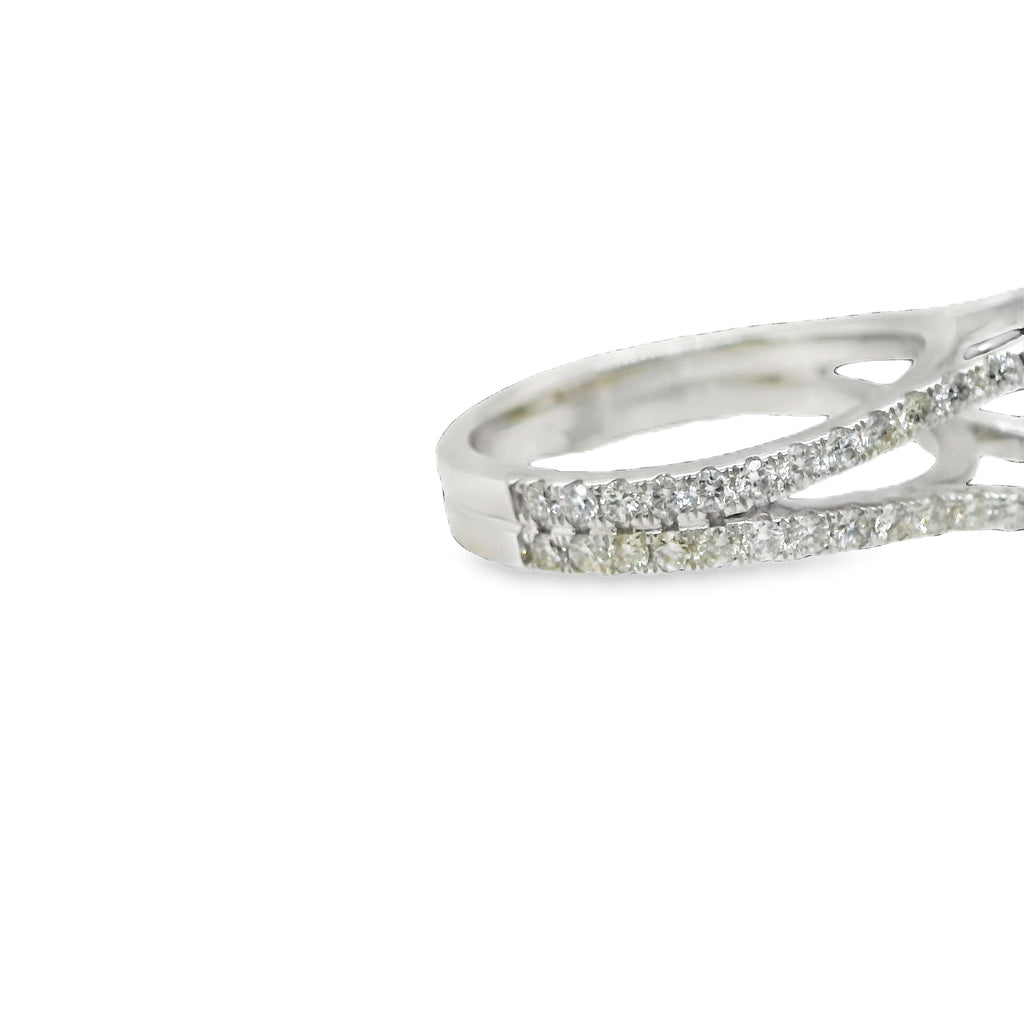 1.98 ct.t.w. Natural Cushion Cut Fancy Green Diamond Halo Ring, in White Gold