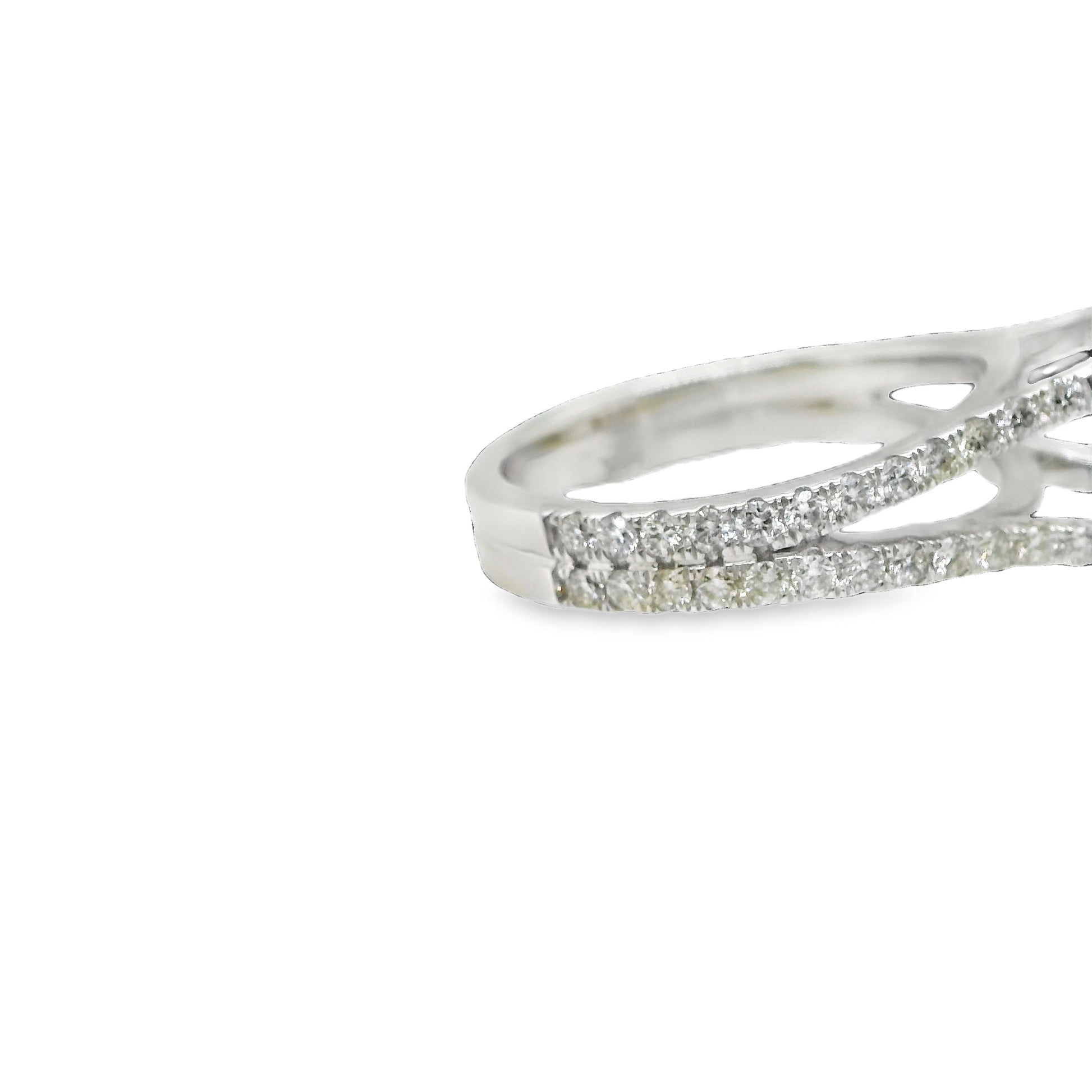 1.98 ct.t.w. Natural Cushion Cut Fancy Green Diamond Halo Ring, in White Gold