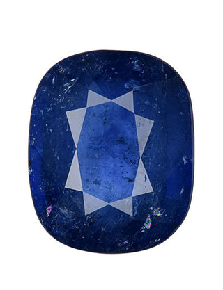 19.17 Carat Blue Sri Lanka Sapphire Cushion Cut GIA