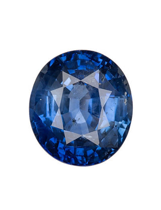 8.47 Carat Blue Sri Lanka Sapphire Oval Cut GIA