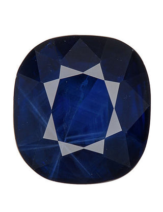 10.13 Carat Blue Madagascar Sapphire Cushion Cut GIA