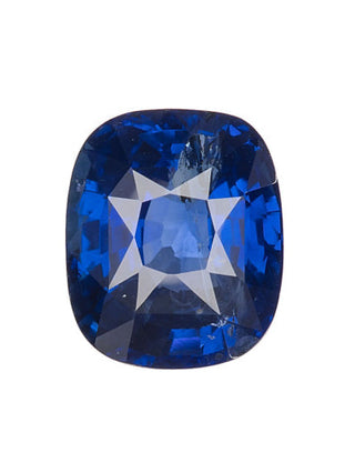 9.13 Carat Blue Sri Lanka Sapphire Cushion Cut GIA
