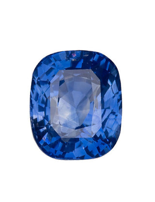 3.06 Carat Blue Sri Lank Sapphire Cushion Cut GIA