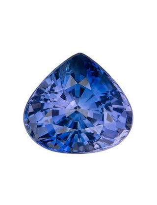 3.59 Carat Blue Sri Lanka Sapphire Pear Cut GIA