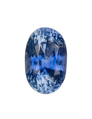 4.18 Carat Blue Sri Lanka Sapphire Oval Cut GIA
