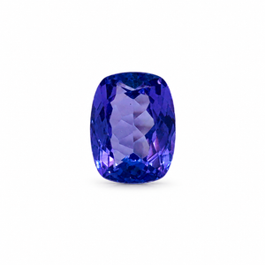 2.27 Carat Blue Tanzanite Cushion