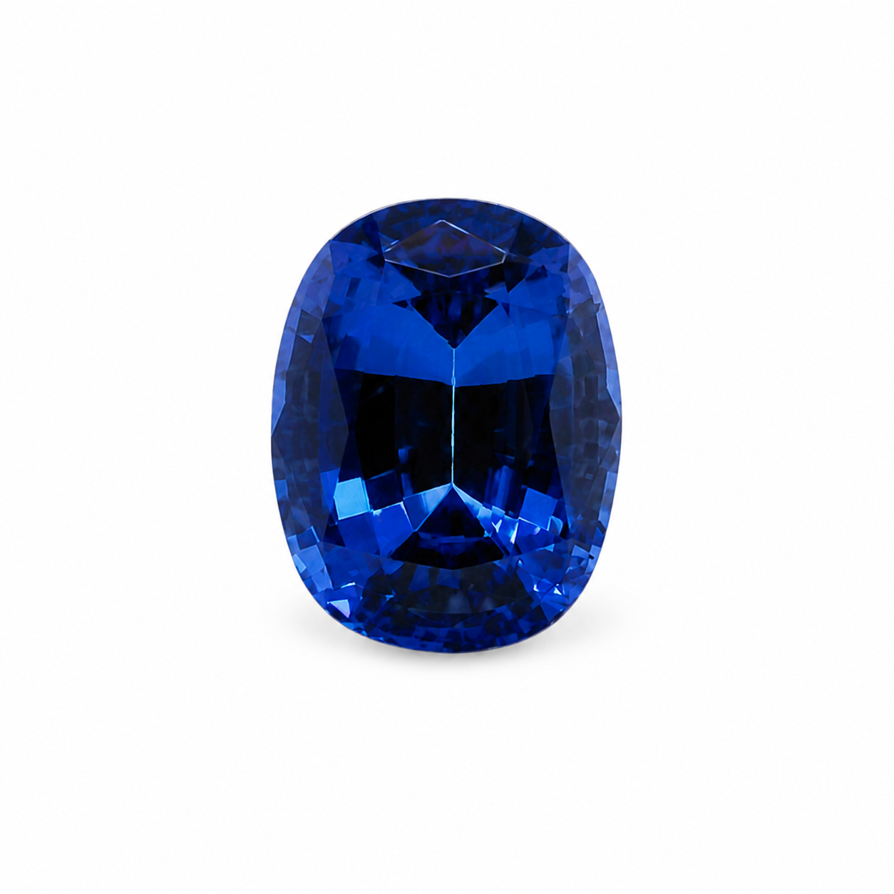 5.48 Carat Blue Tanzanite Oval GIA