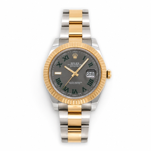 Rolex Datejust Wimbeldon 41MM Two-Tone Stainless Steel