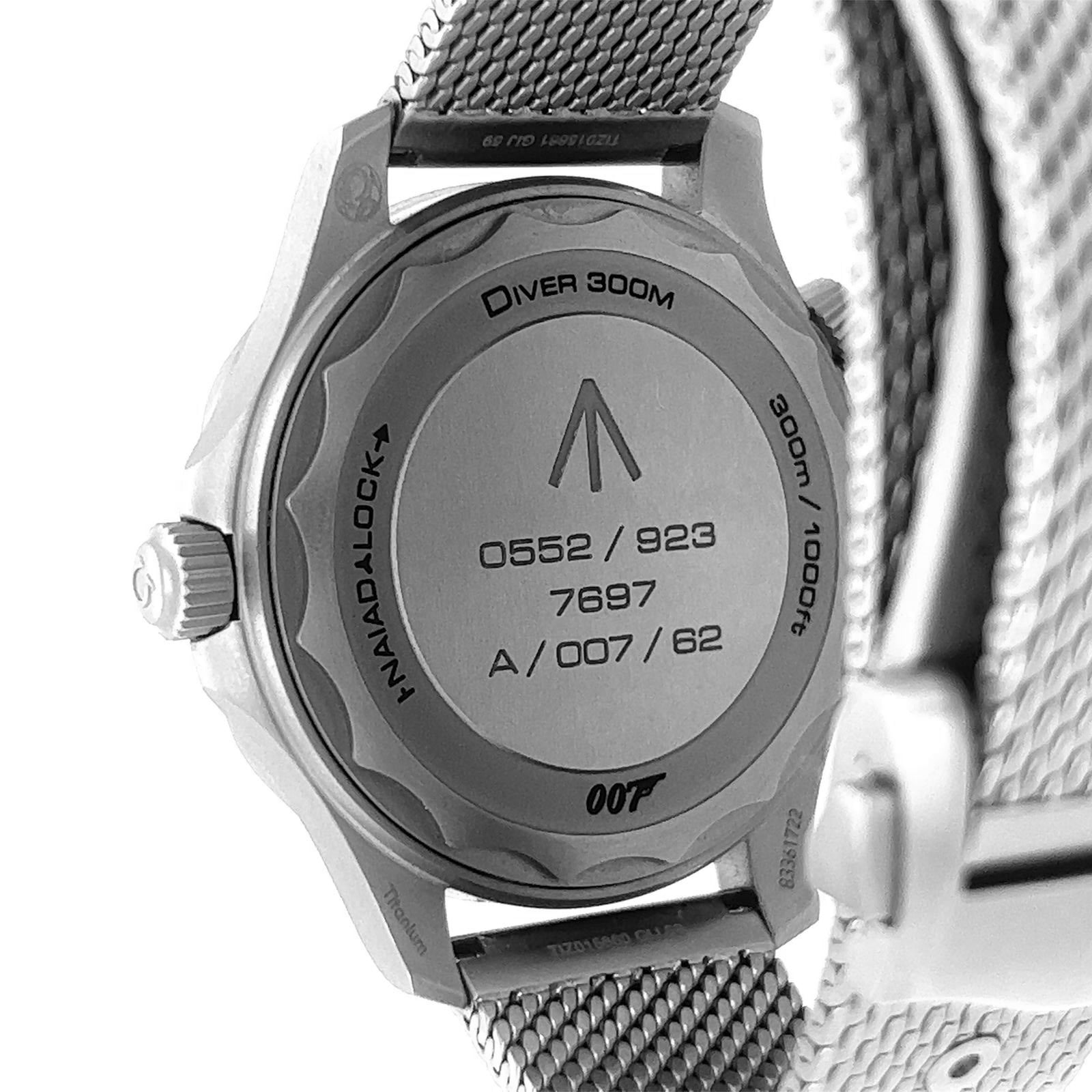 Omega Seamaster 300M Titanium "No Time To Die" James Bond Watch – Pre-owned