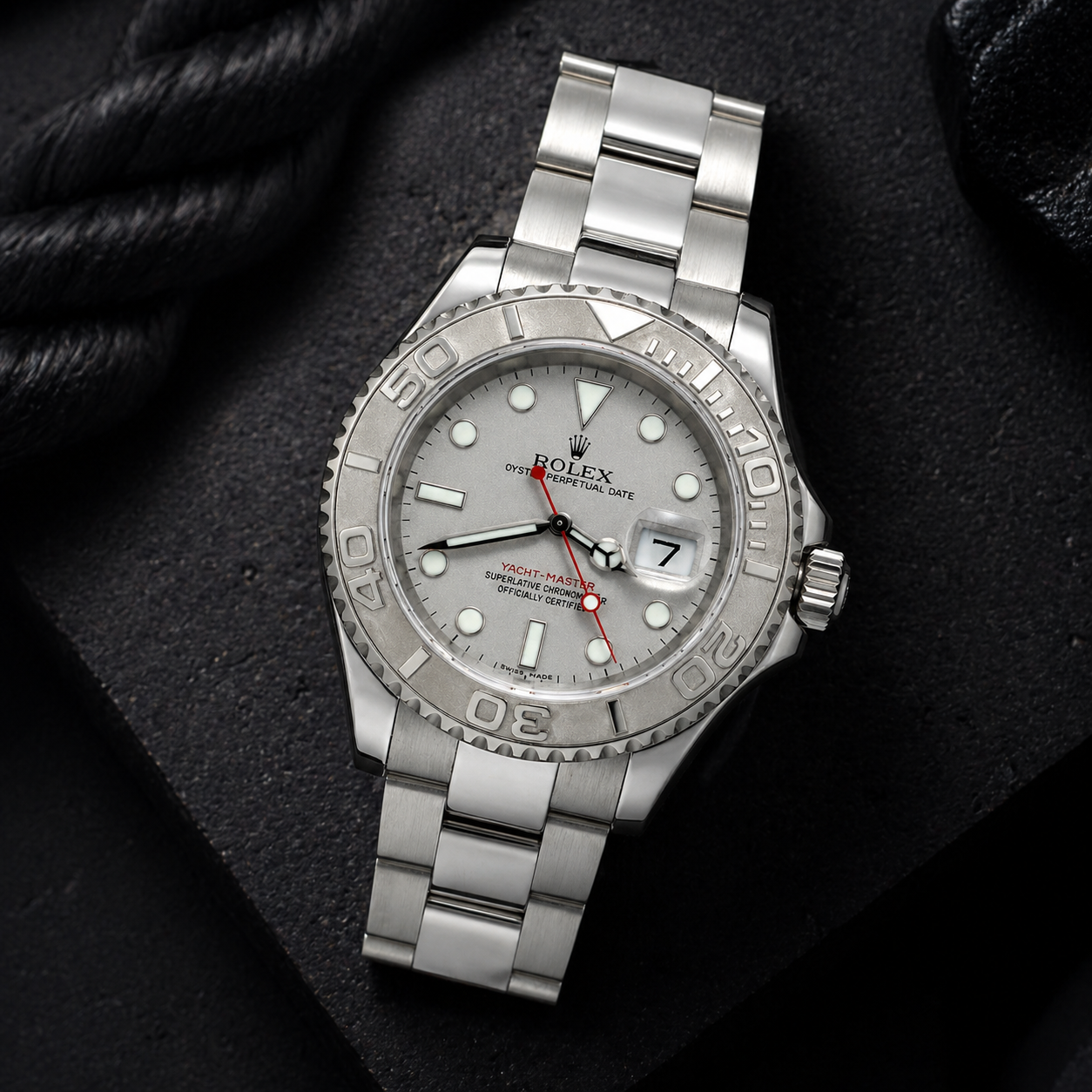 Rolex Yacht-Master 40mm Stainless Steel & Platinum Watch