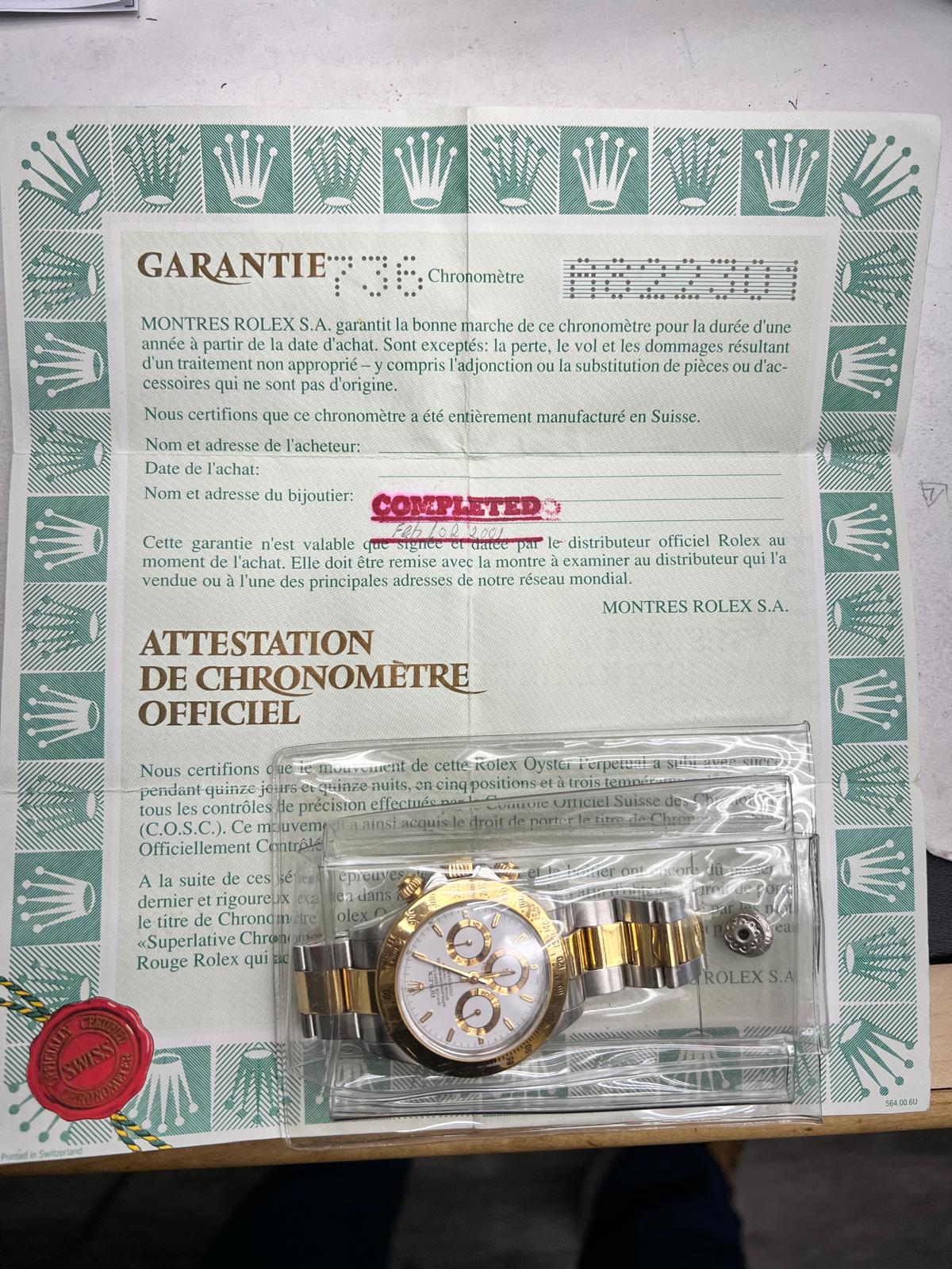 Rolex Daytona 40mm Two-Tone (18K/SS) Watch – Pre-Owned