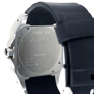 Cartier Santos 100 XL Rubber Cladwatch Stainless Steel