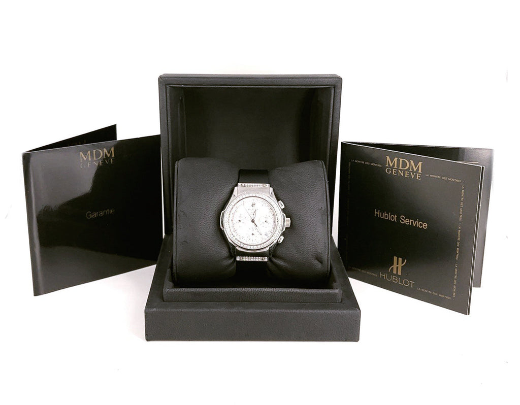 Hublot MDM 1810.1.054 Stainless Steel Diamond Watch – Pre-Owned