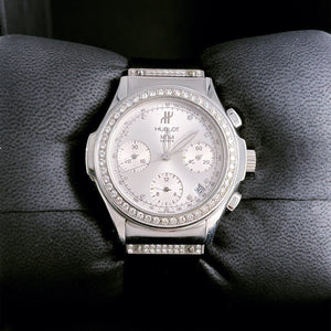 Hublot MDM 1810.1.054 Stainless Steel Diamond Watch – Pre-Owned