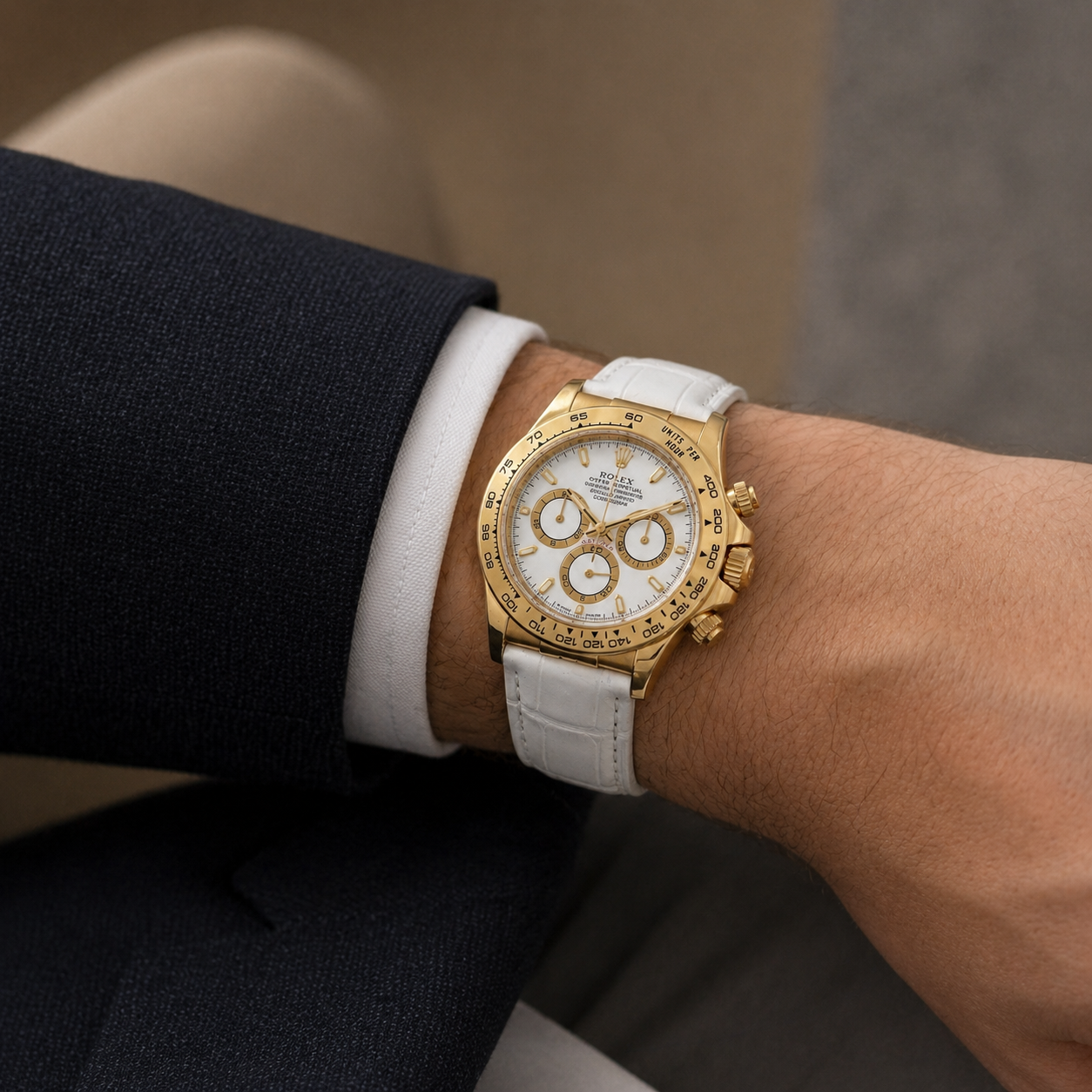 Rolex Daytona 16518 18K Yellow Gold Watch