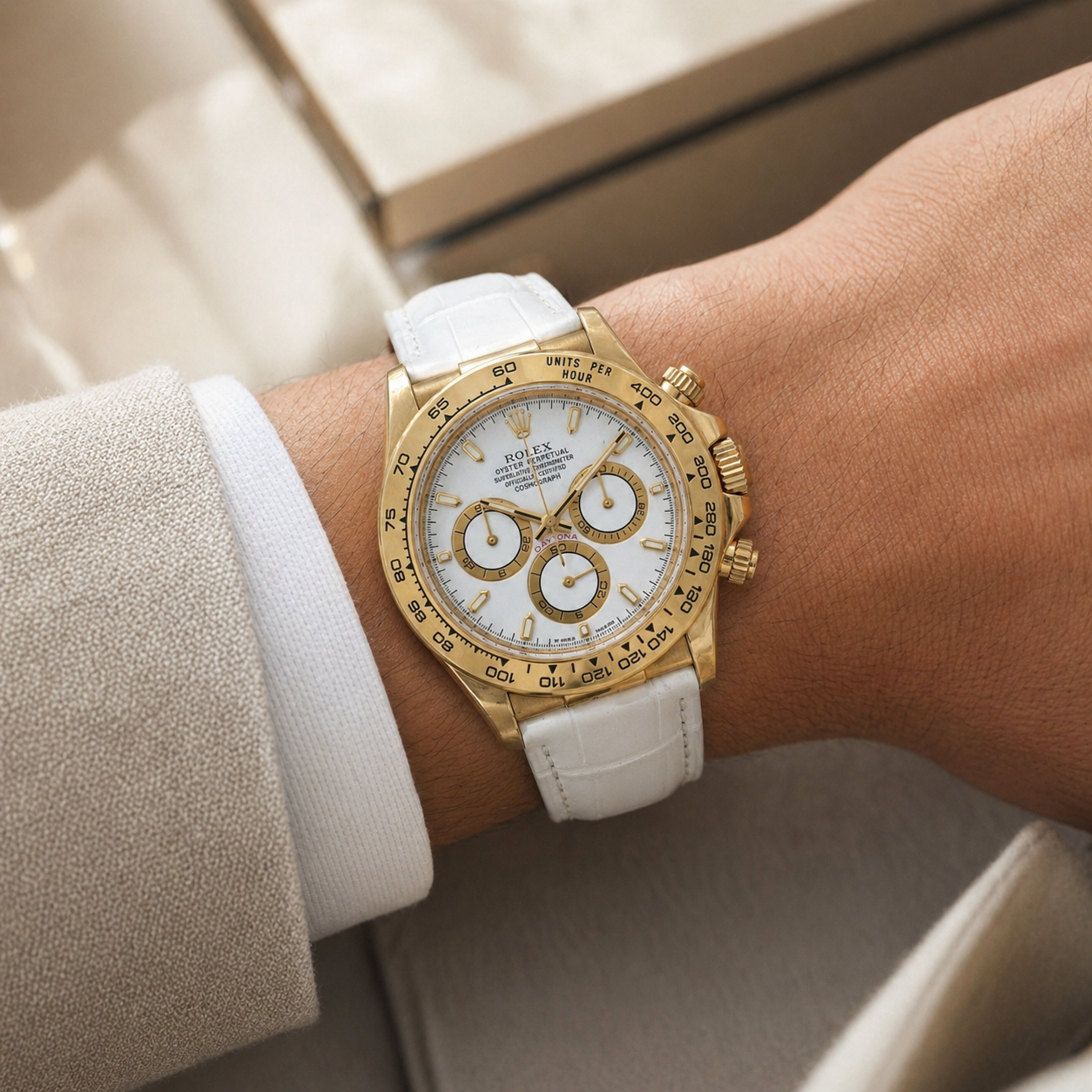 Rolex Daytona 16518 18K Yellow Gold Watch