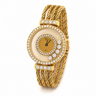 Chopard Happy Diamond 18K Yellow Gold Quartz Watch