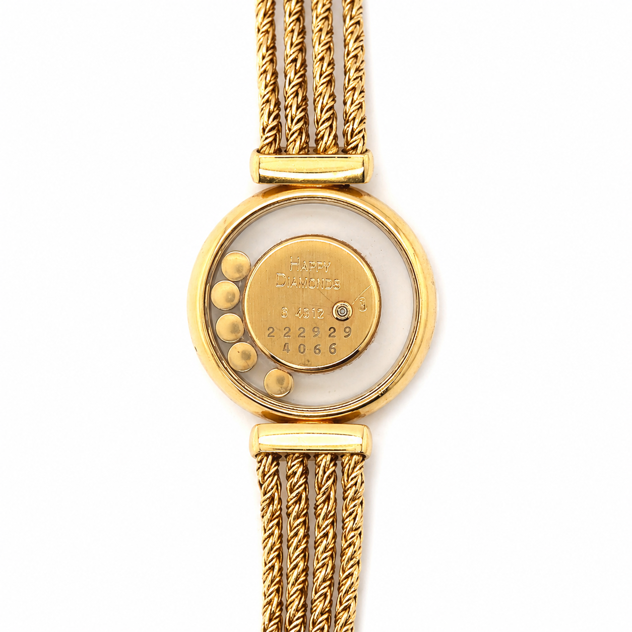 Chopard Happy Diamond 18K Yellow Gold Quartz Watch