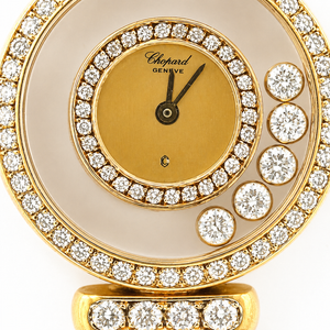 Chopard Happy Diamond 18K Yellow Gold Quartz Watch