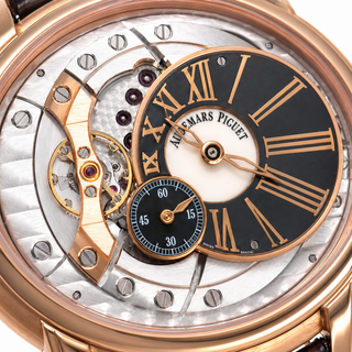 Audemars Piguet Millenary 4101 18K Rose Gold Skeleton Watch