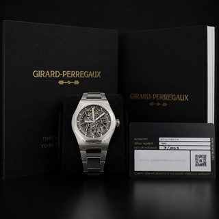 Girard-Perregaux Laureato Skeleton Stainless Steel Watch