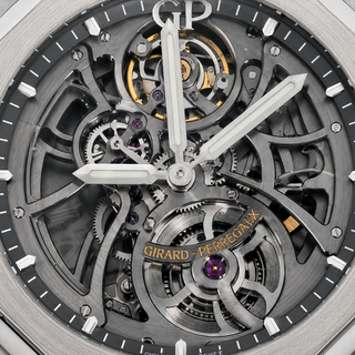 Girard-Perregaux Laureato Skeleton Stainless Steel Watch