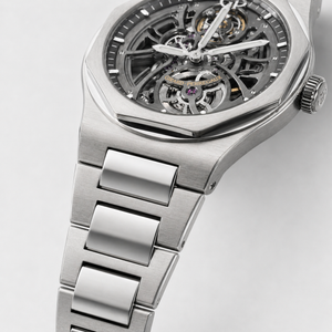 Girard-Perregaux Laureato Skeleton Stainless Steel Watch