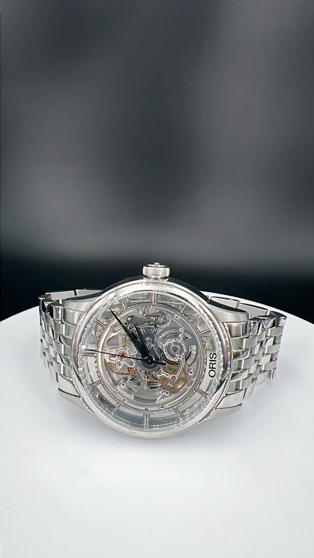 Oris Atelier Skeleton Stainless Steel 41mm Watch – Pre-owned